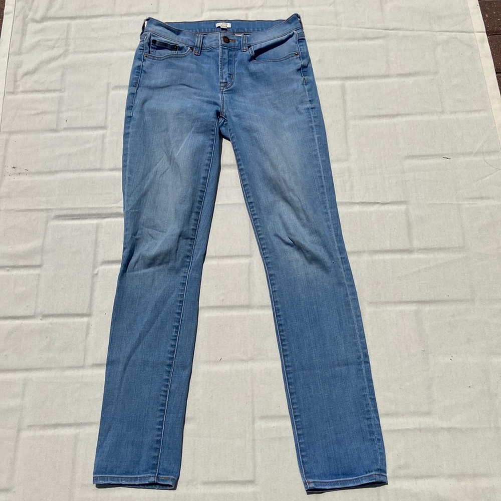 J. Crew light blue stretch skinny Jean, size 25